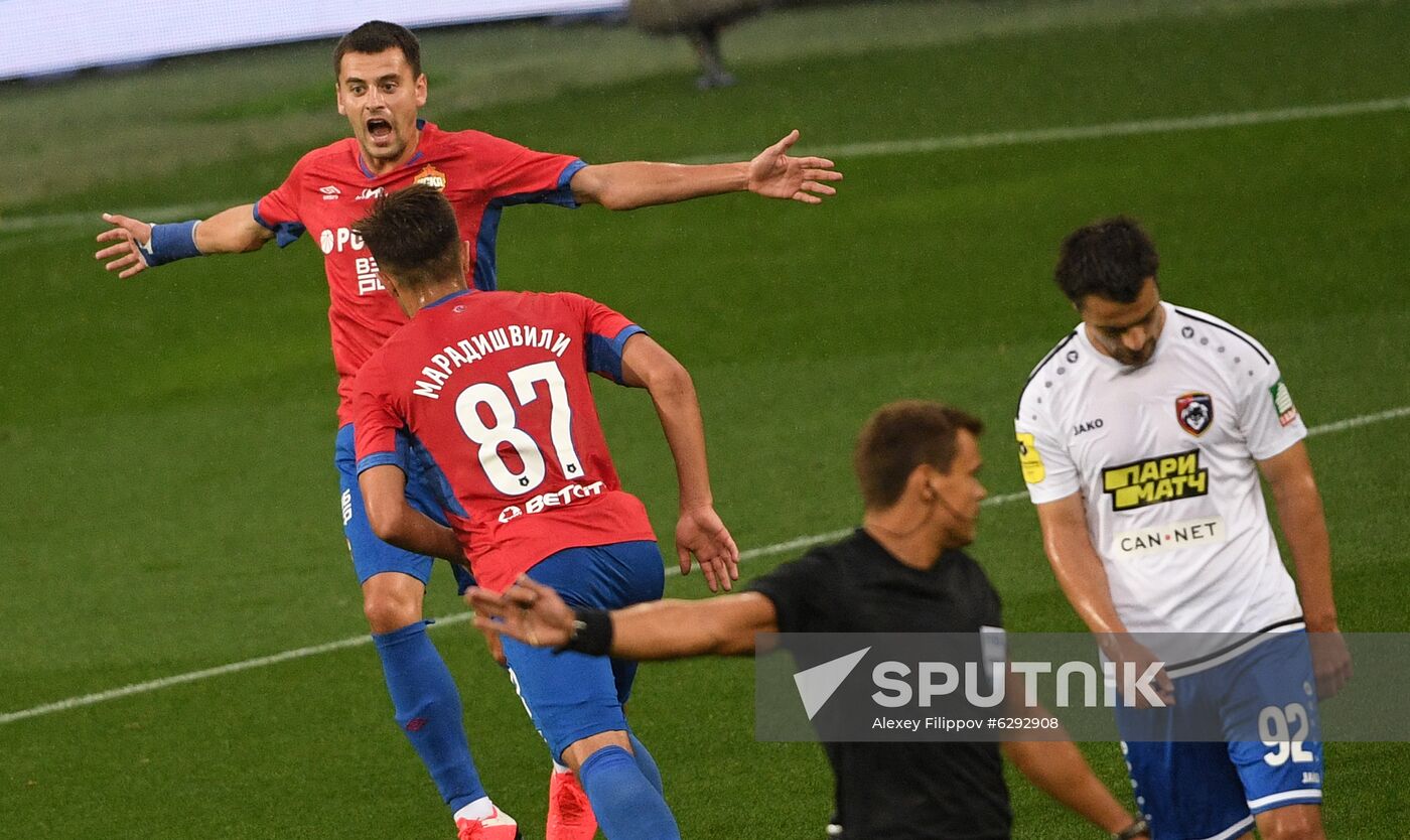 Russia Soccer Premier-League CSKA - Tambov