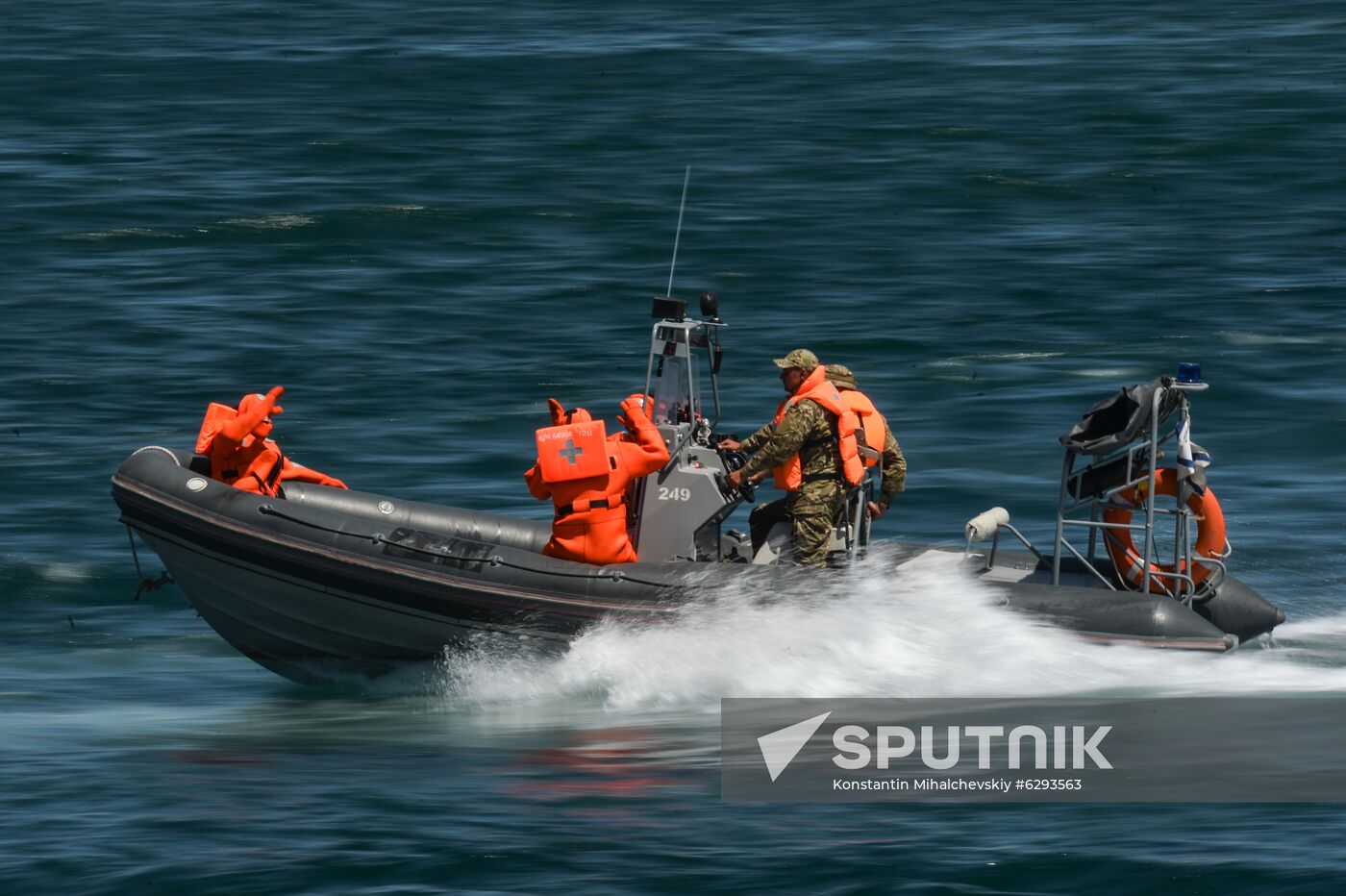 Russia Navy Day Parade Rehearsal