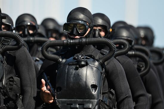 Russia Navy Day Parade Rehearsal