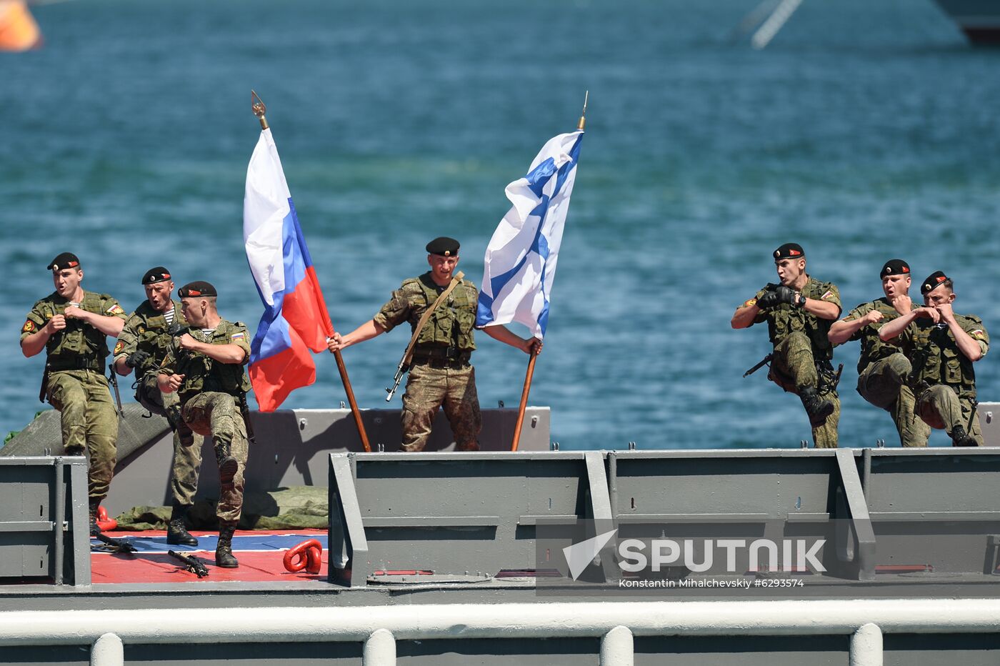 Russia Navy Day Parade Rehearsal