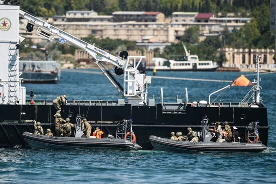 Russia Navy Day Parade Rehearsal