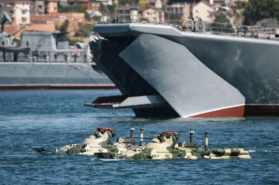 Russia Navy Day Parade Rehearsal