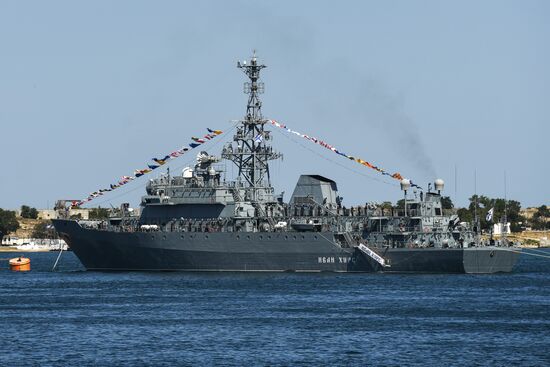 Russia Navy Day Parade Rehearsal