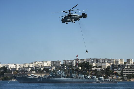 Russia Navy Day Parade Rehearsal