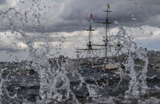 Russia Navy Day Parade Rehearsal