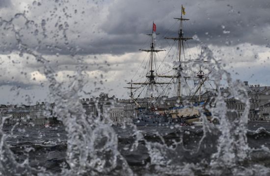 Russia Navy Day Parade Rehearsal