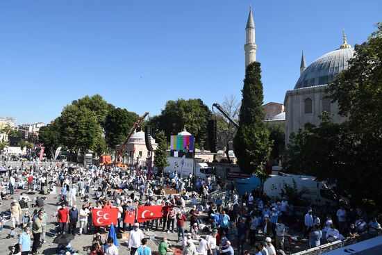 Turkey Hagia Sophia Reconvertion