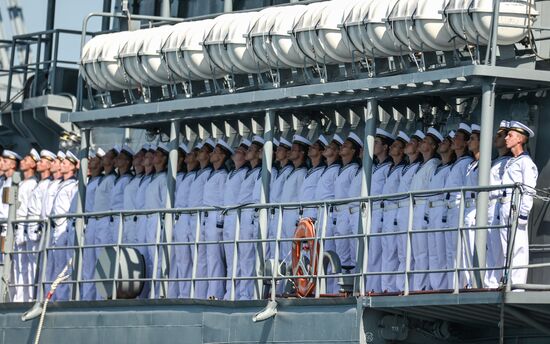 Russia Navy Day Parade Rehearsal 