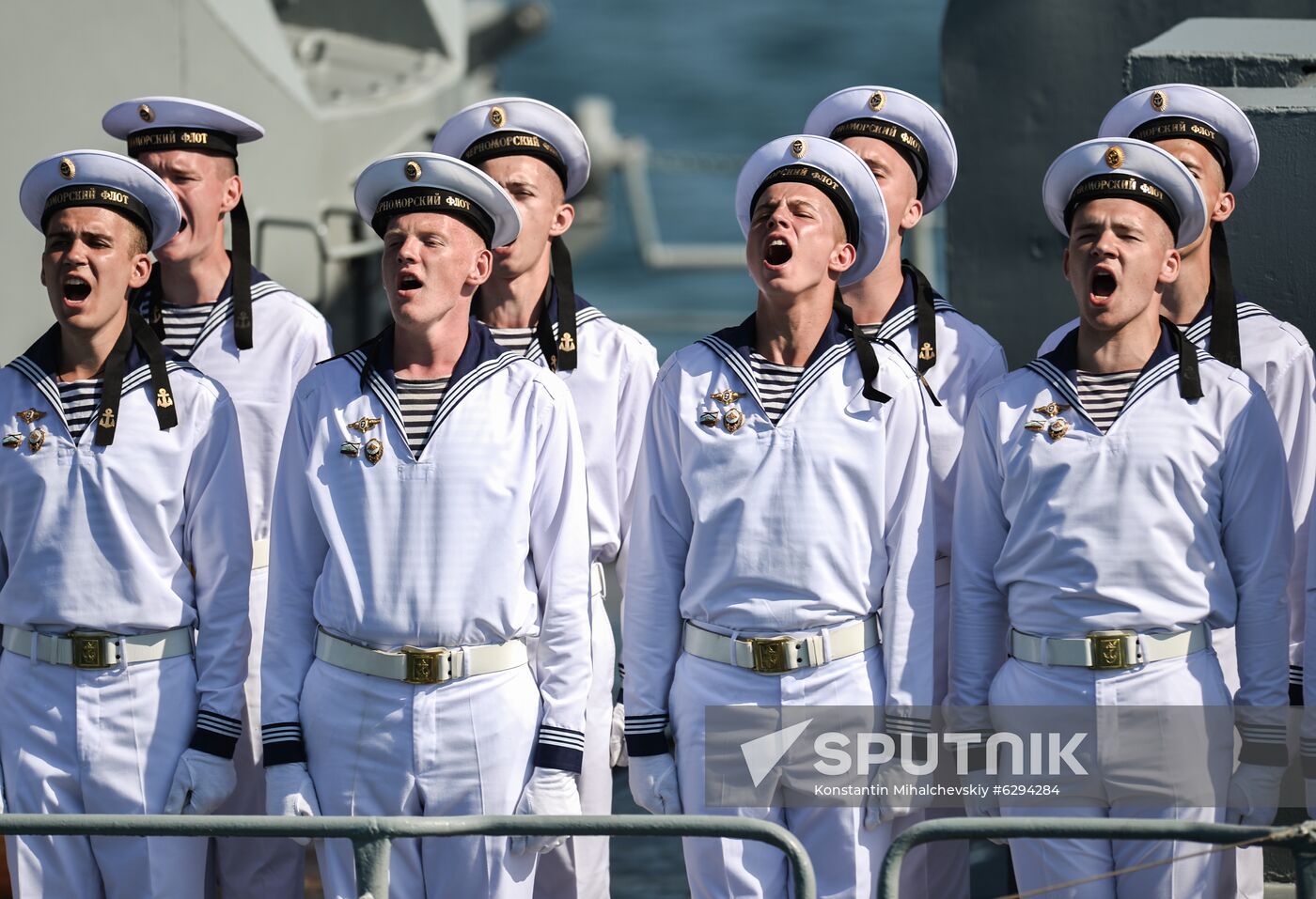 Russia Navy Day Parade Rehearsal