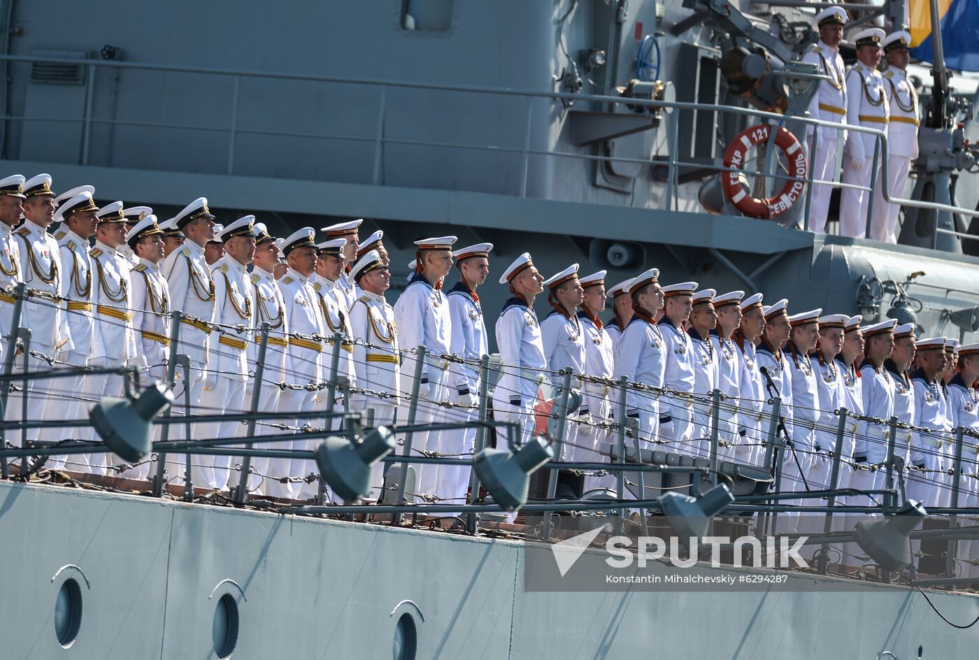 Russia Navy Day Parade Rehearsal
