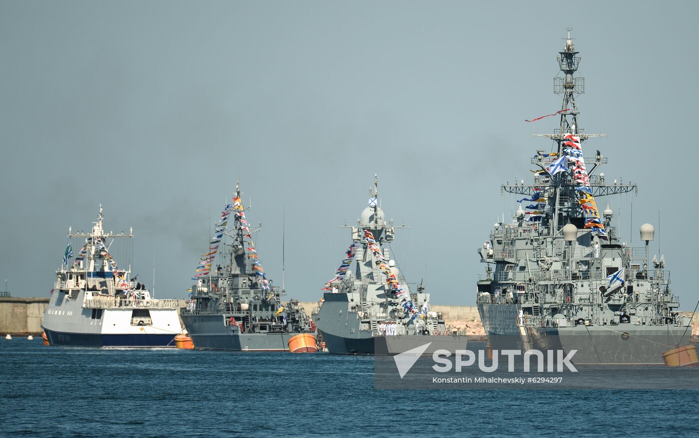 Russia Navy Day Parade Rehearsal