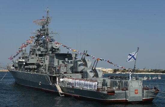 Russia Navy Day Parade Rehearsal 