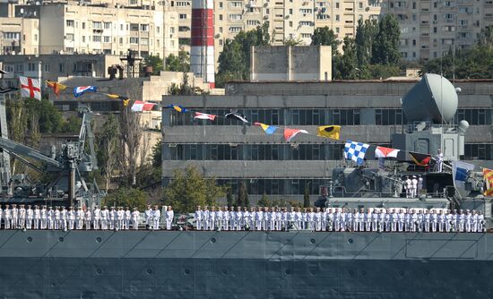 Russia Navy Day Parade Rehearsal 