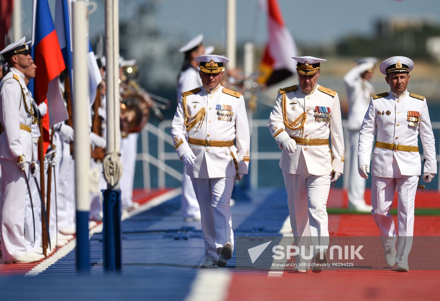 Russia Navy Day Parade Rehearsal