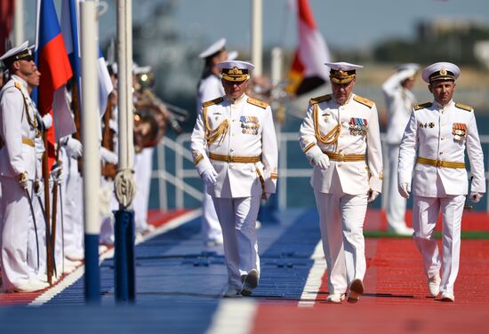Russia Navy Day Parade Rehearsal 