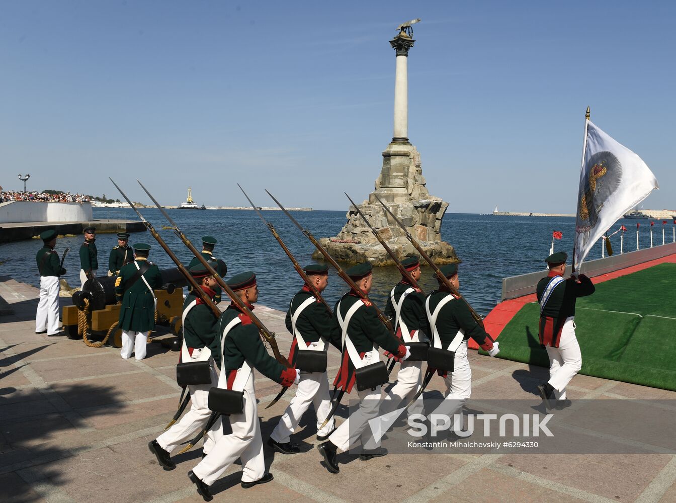 Russia Navy Day Parade Rehearsal