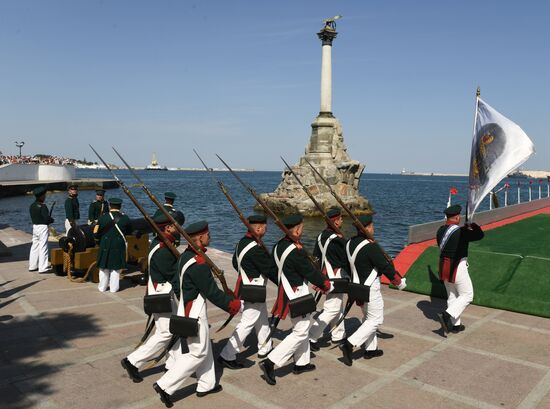 Russia Navy Day Parade Rehearsal 