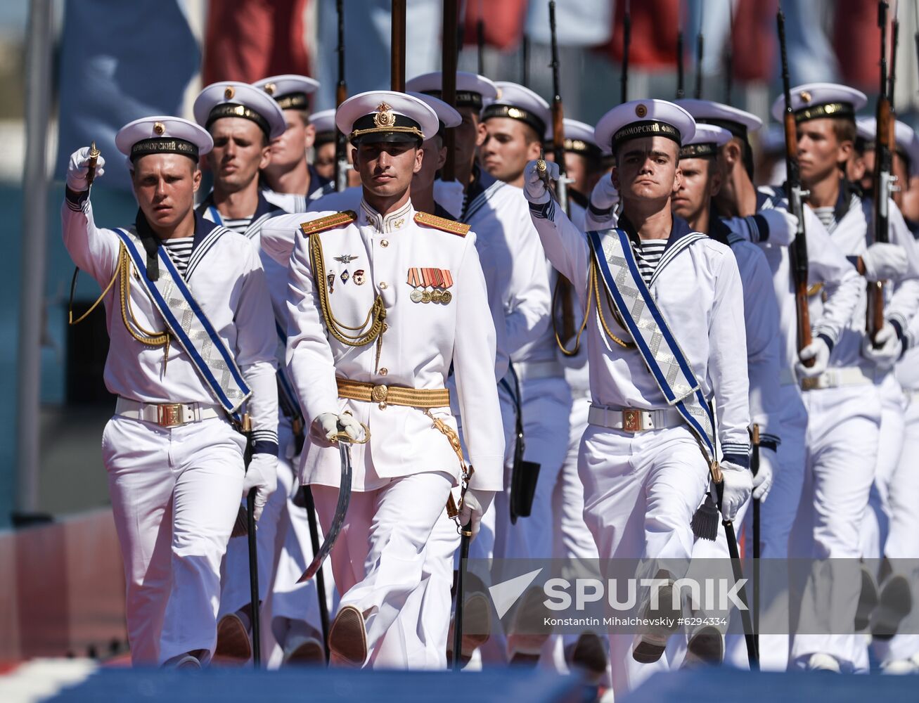 Russia Navy Day Parade Rehearsal