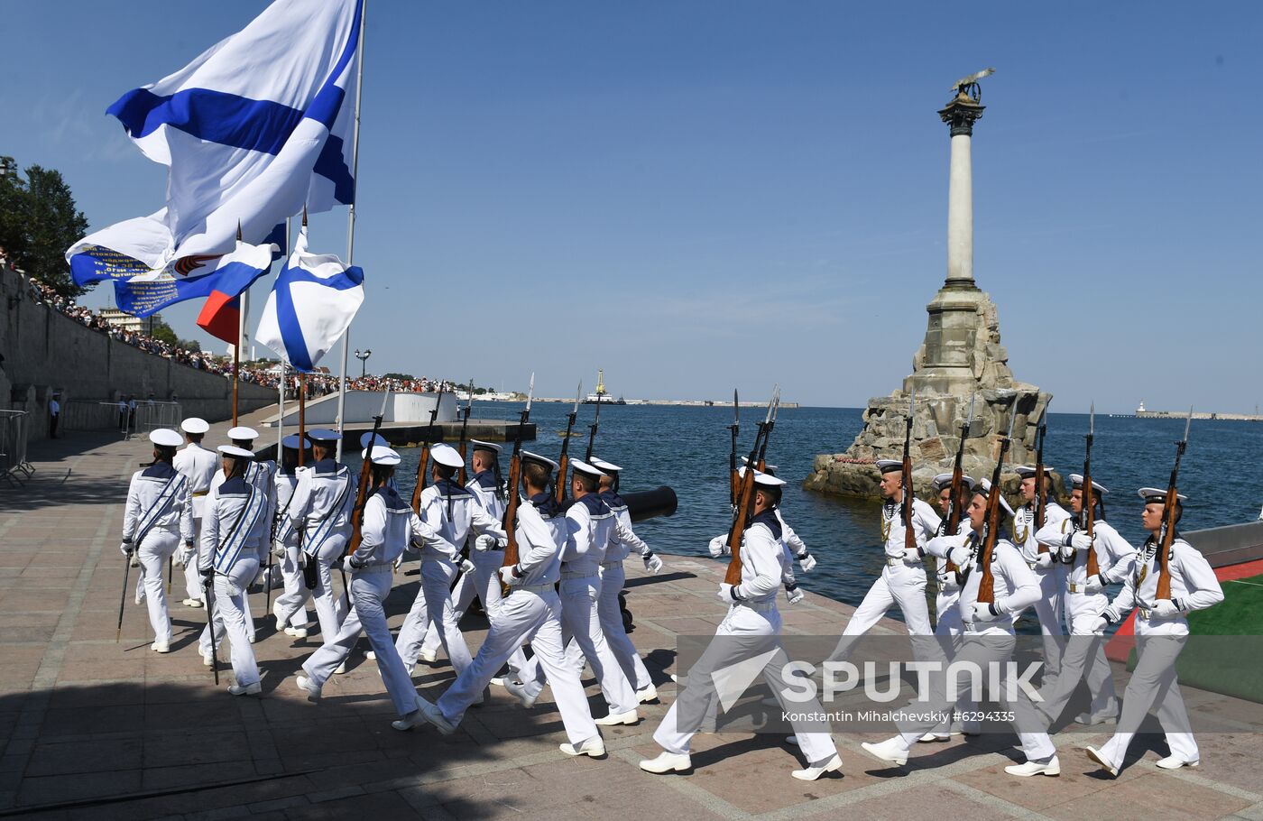 Russia Navy Day Parade Rehearsal