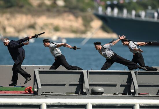 Russia Navy Day Parade Rehearsal 
