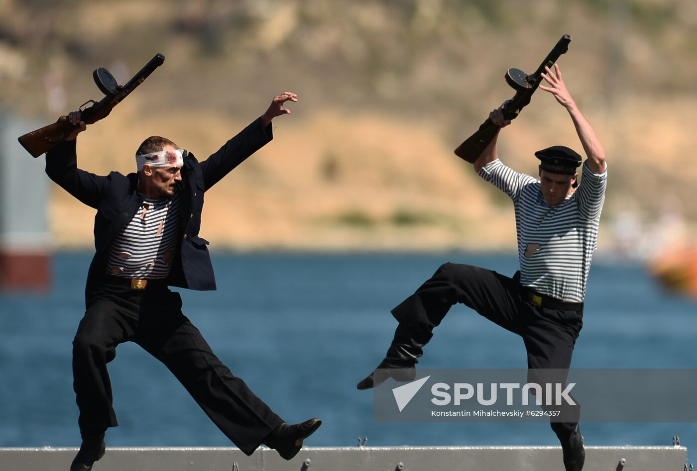 Russia Navy Day Parade Rehearsal