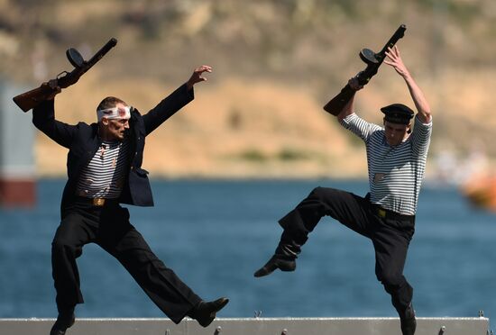 Russia Navy Day Parade Rehearsal 