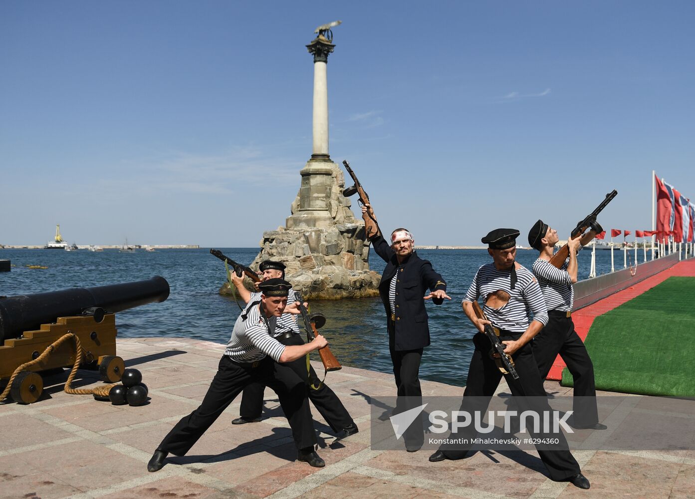 Russia Navy Day Parade Rehearsal