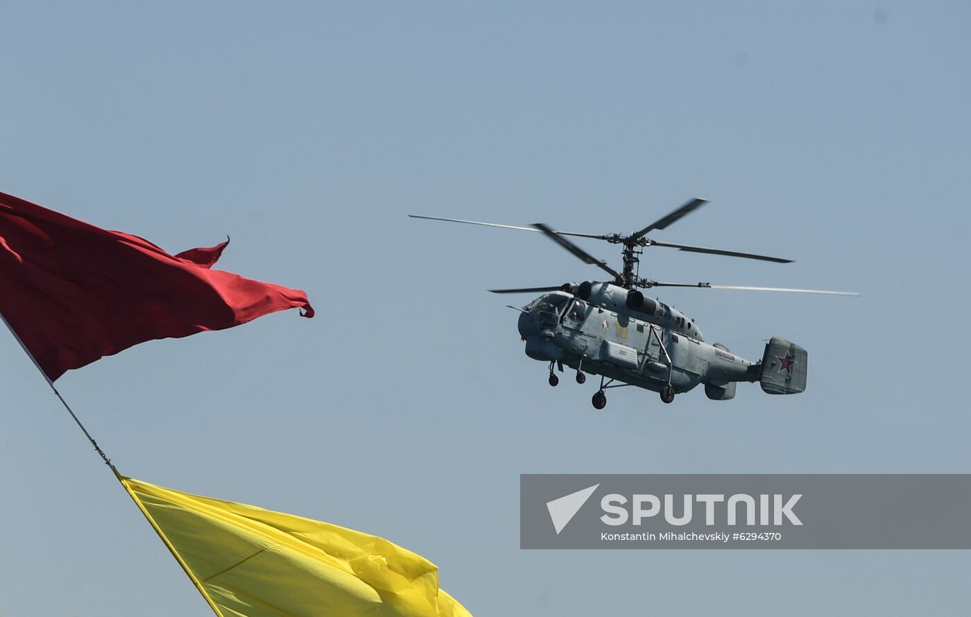 Russia Navy Day Parade Rehearsal