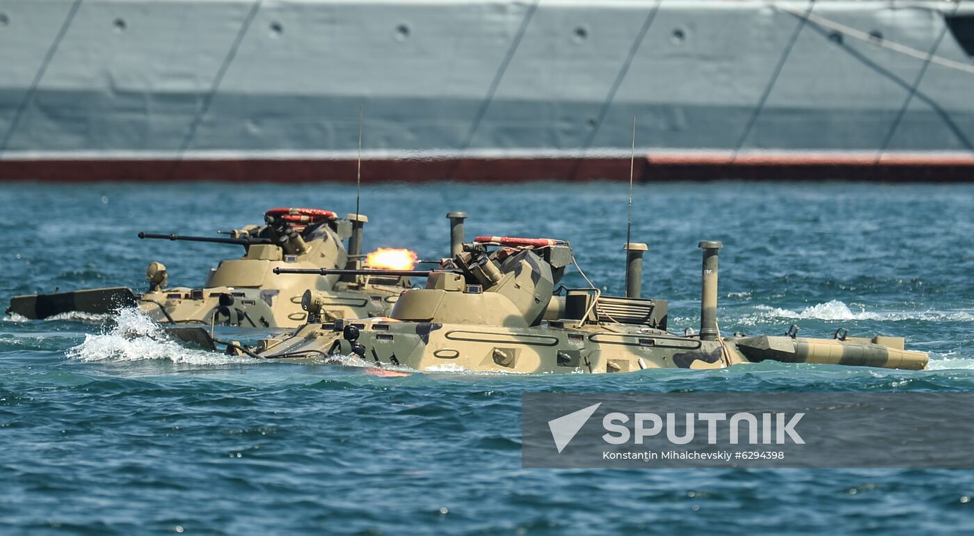 Russia Navy Day Parade Rehearsal 