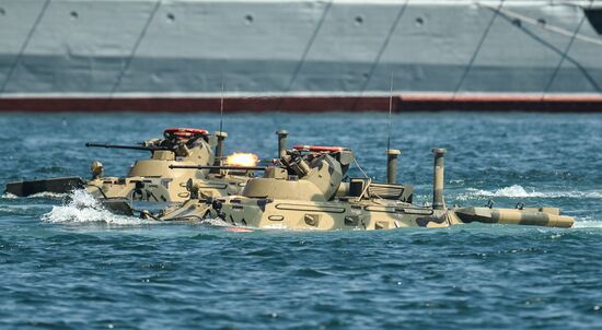 Russia Navy Day Parade Rehearsal 