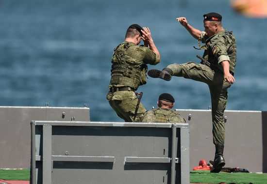 Russia Navy Day Parade Rehearsal 