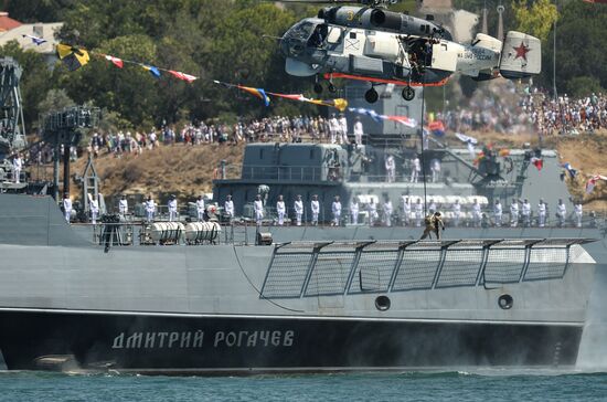 Russia Navy Day Parade Rehearsal 
