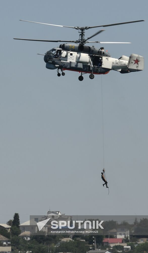 Russia Navy Day Parade Rehearsal