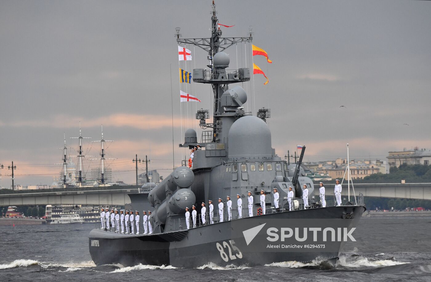 Russia Navy Day Parade Rehearsal