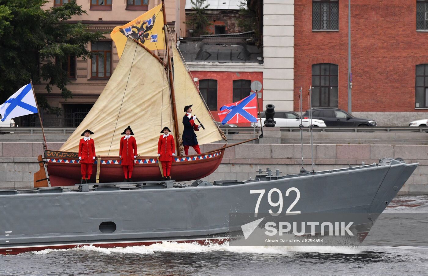 Russia Navy Day Parade Rehearsal