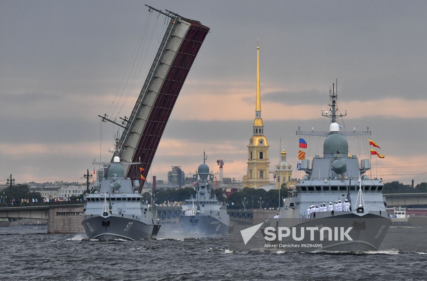 Russia Navy Day Parade Rehearsal