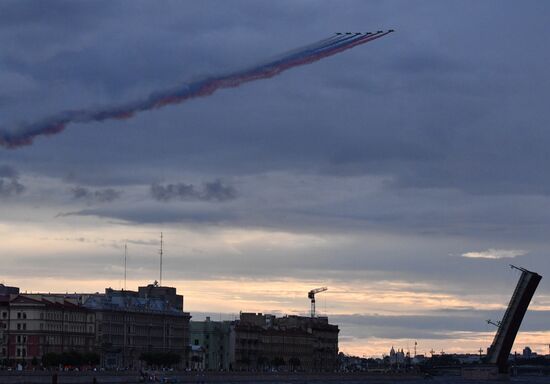 Russia Navy Day Parade Rehearsal 