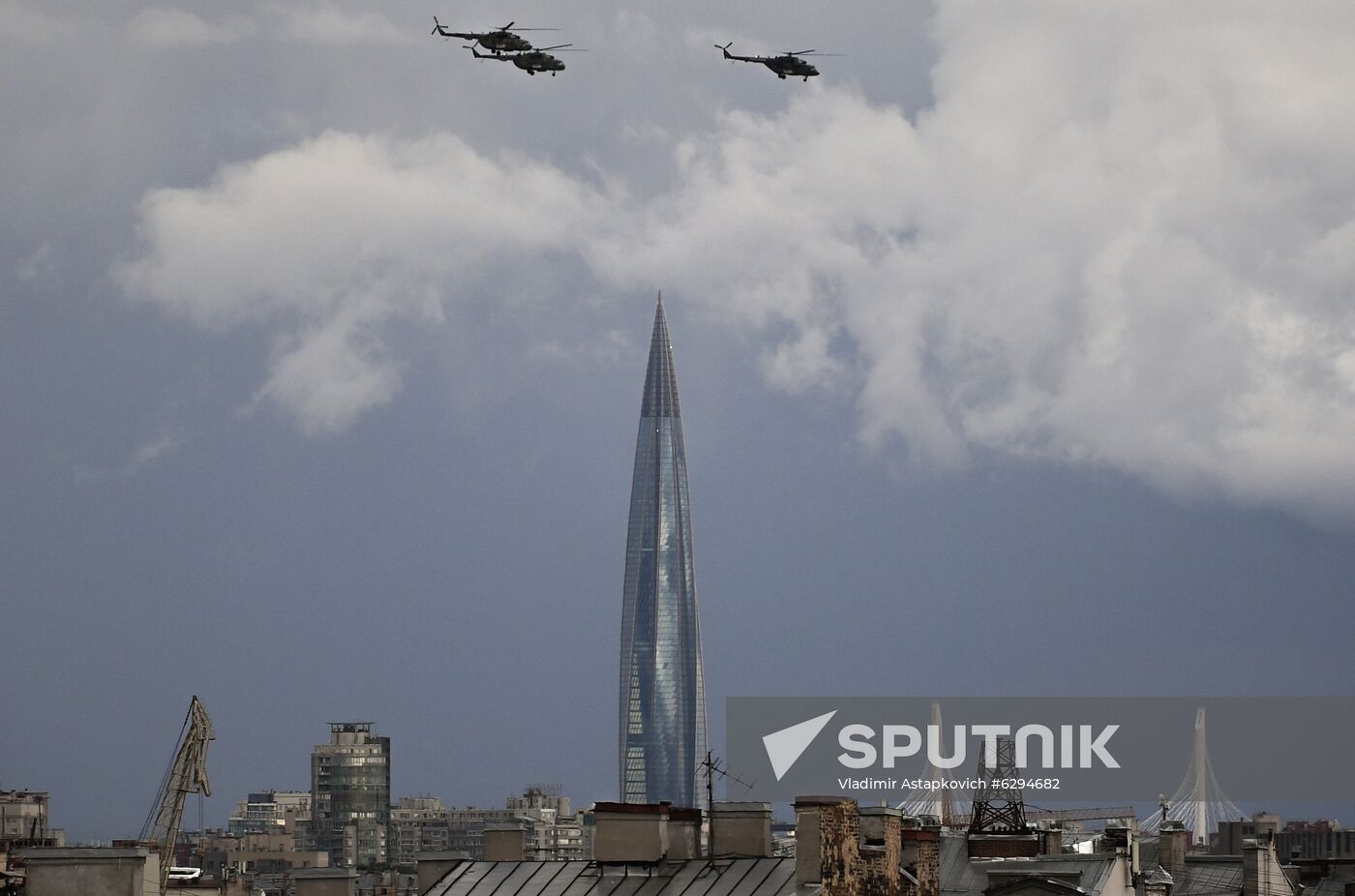 Russia Navy Day Parade Rehearsal 