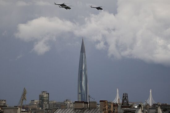 Russia Navy Day Parade Rehearsal 