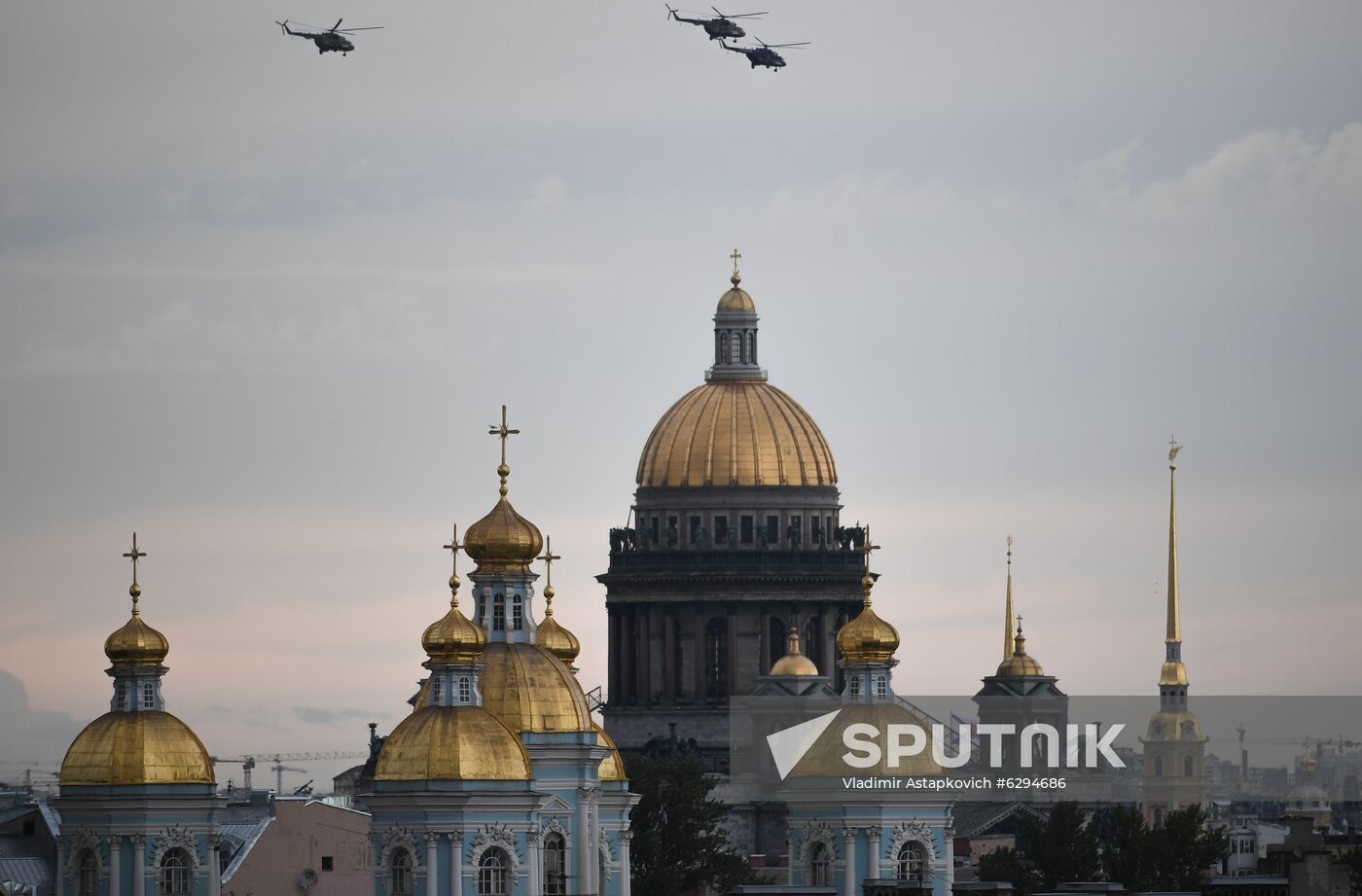 Russia Navy Day Parade Rehearsal 