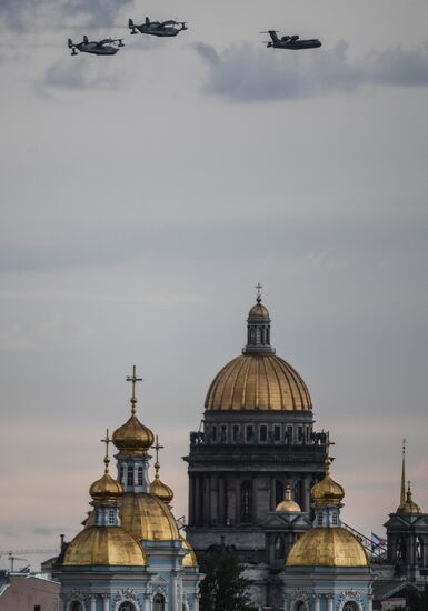Russia Navy Day Parade Rehearsal 