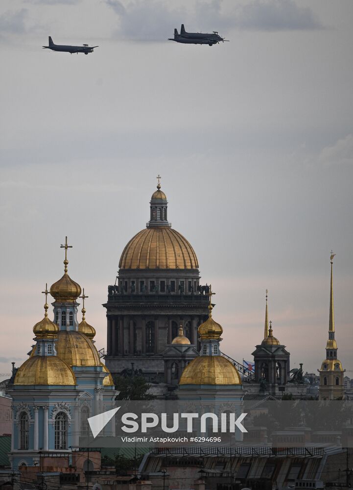 Russia Navy Day Parade Rehearsal