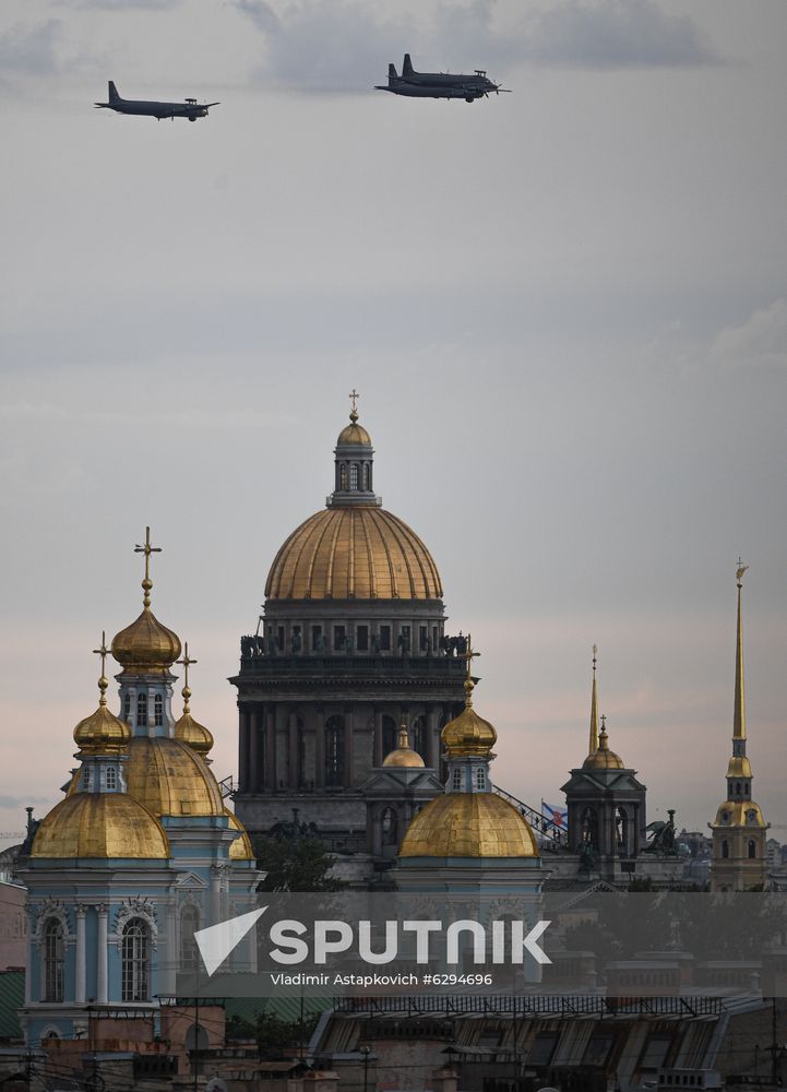 Russia Navy Day Parade Rehearsal
