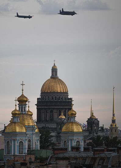 Russia Navy Day Parade Rehearsal 