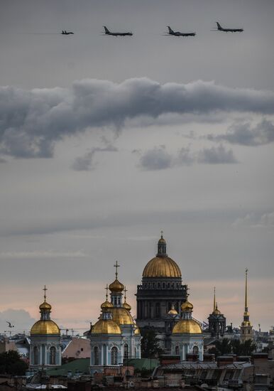 Russia Navy Day Parade Rehearsal 