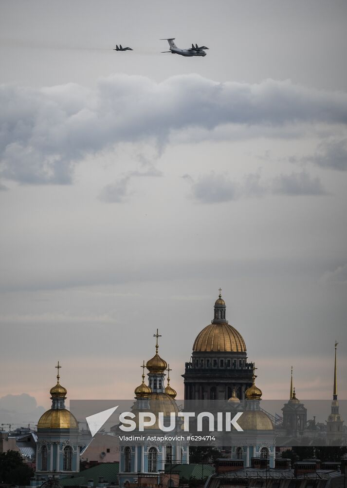 Russia Navy Day Parade Rehearsal