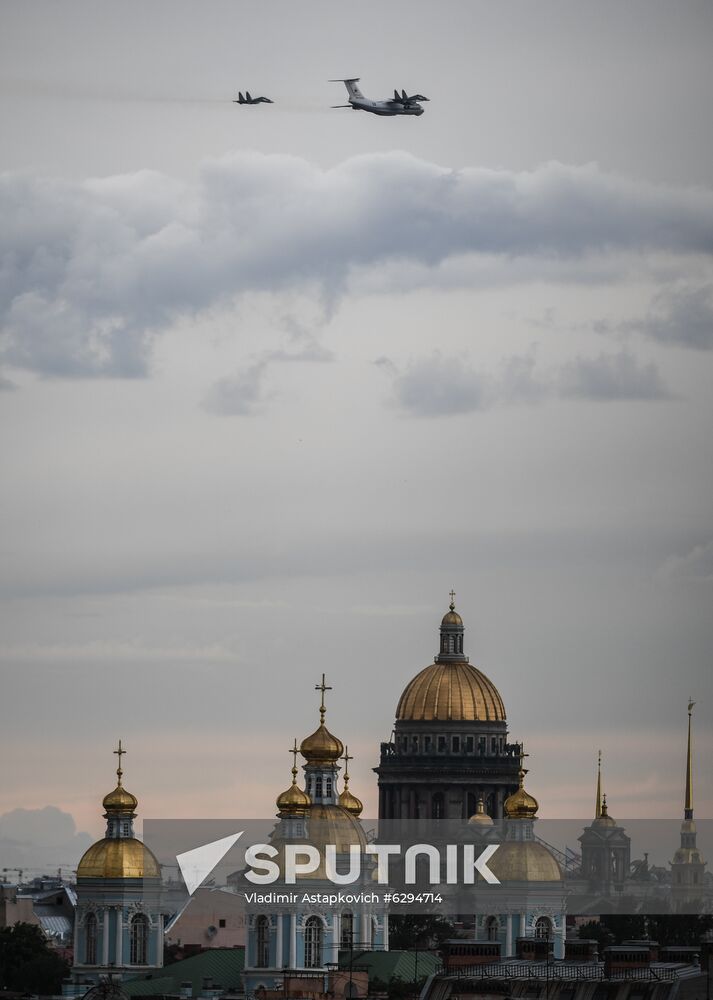 Russia Navy Day Parade Rehearsal 