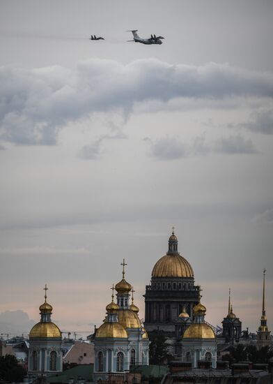 Russia Navy Day Parade Rehearsal 