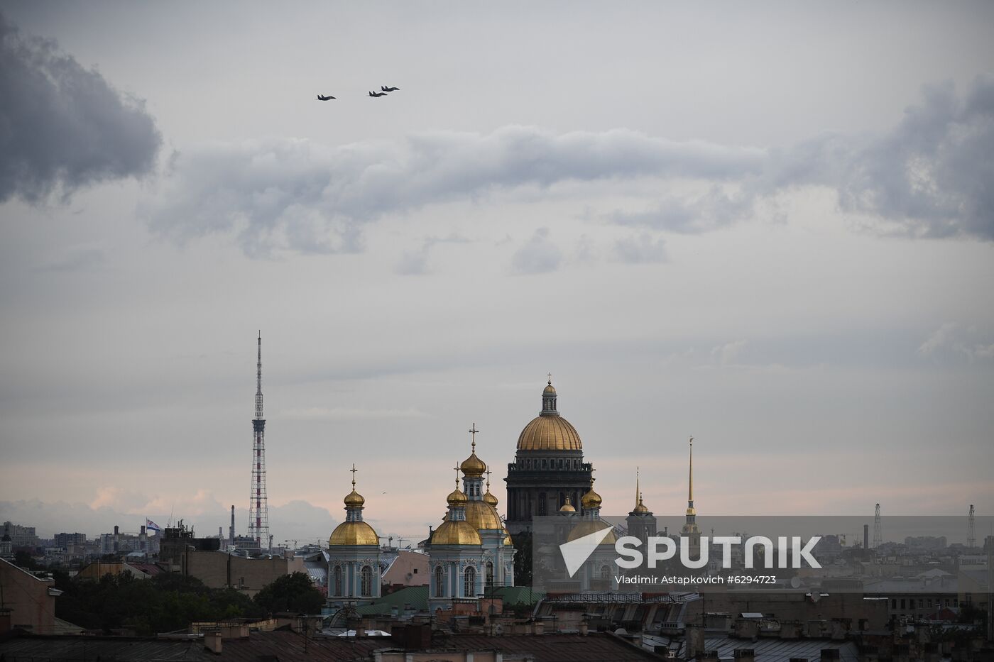 Russia Navy Day Parade Rehearsal