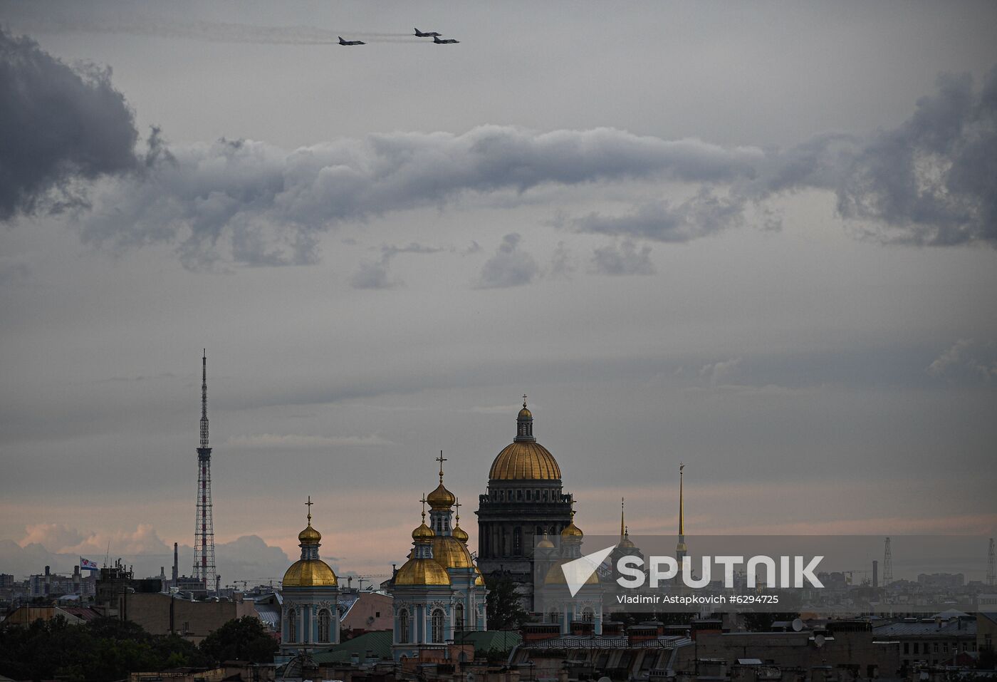 Russia Navy Day Parade Rehearsal